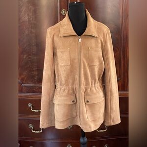 Marc New York Andrew Marc handsome faux suede tan  Women's Jacket